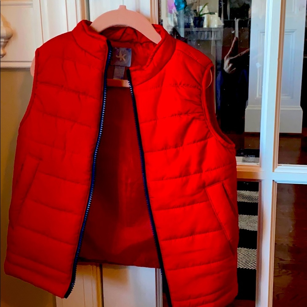 Excellent user condition Red Boys Vest by JK boys